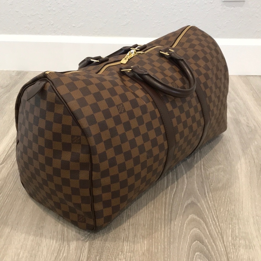 Louis Vuitton Keepall 50 Damier Ebene